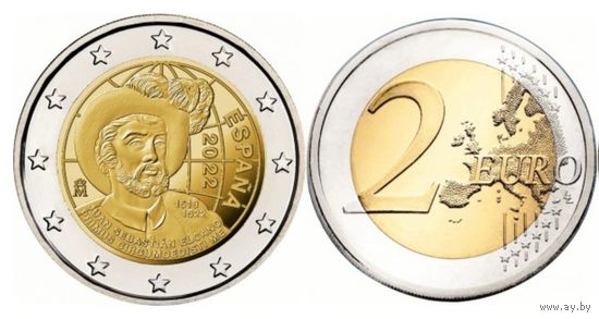2 евро 2022 Unc