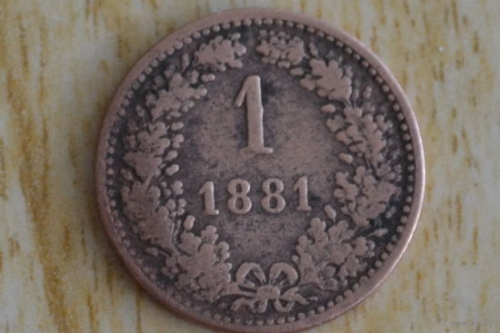 Австро Венгрия 1 крейцер 1881