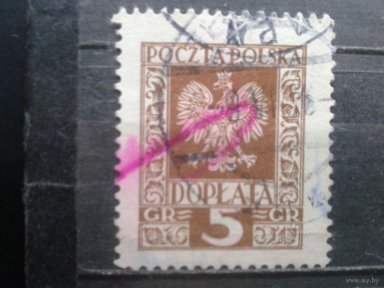 Польша, 1930. Доплатная марка