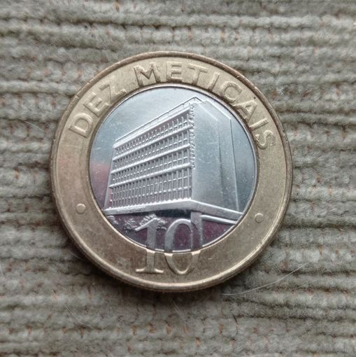 Werty71 Мозамбик 10 метикалов 2006 биметалл