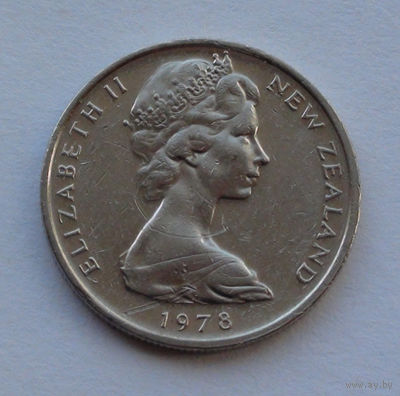 Новая Зеландия 5 центов. 1978 г.