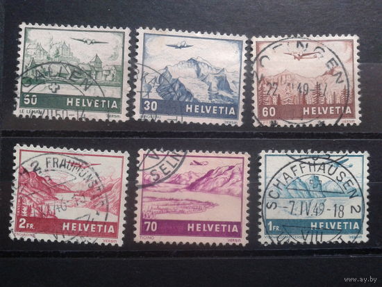 Швейцария,1941, Самолет над пейзажами