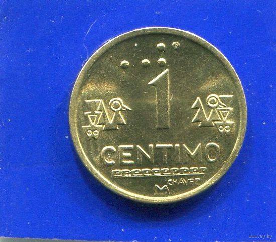 Перу 1 сентимо 1993 UNC