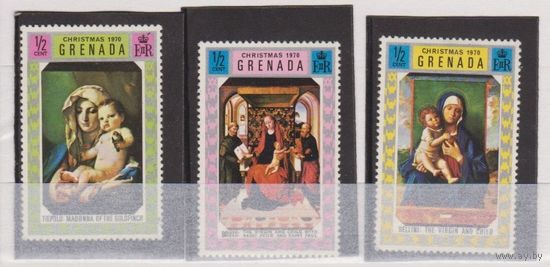 ГРЕНАДА 1970 РОЖДЕСТВО Н/С ** МАДОННА, ЖИВОПИСЬ