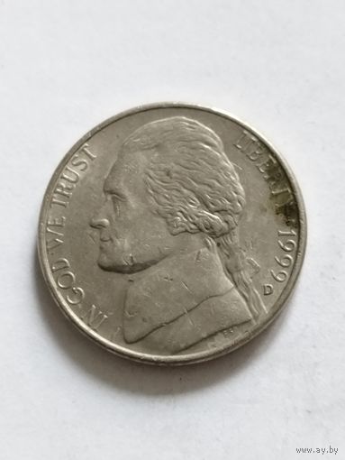 США 5 центов 1999 D