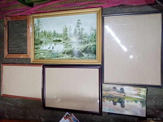 С рубля без мц. разные рамы и картины. 58х45.5см. 56.6х42. 70х48. 50х35. 60х78. 55х73. 46х53. 60х46. 58х46. 42х56см.