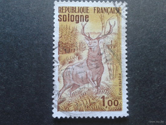 Франция 1972 олень