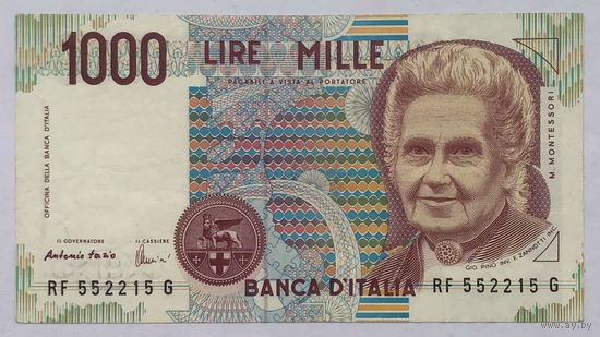 1000 лир 1990