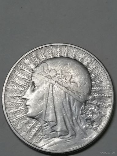 5 злотых 1934г.Ядвига
