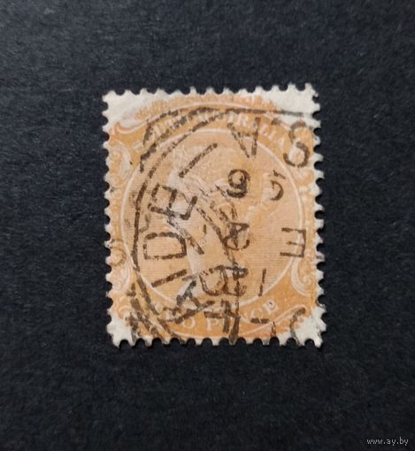 Великобритания\348с\Южная Австралия 1895 Sc106 зубц.13 Стандарт Королева Виктория