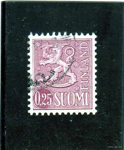 Финляндия.Ми-560. Геральдический лев тип I. 1963.