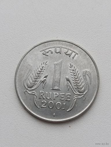 Индия. 1 рупия 2001 года. (4)
