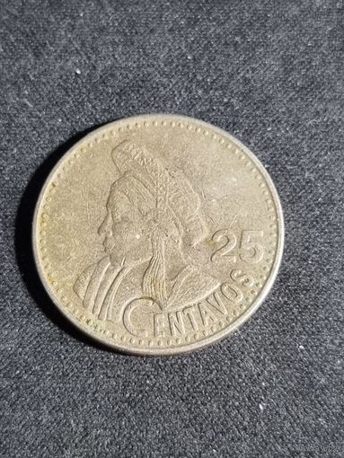 Гватемала 25 сентаво 1998