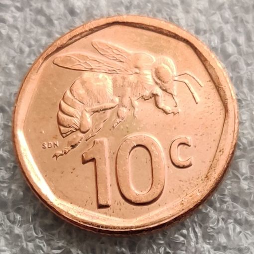 ЮАР 10 центов  2023 г.