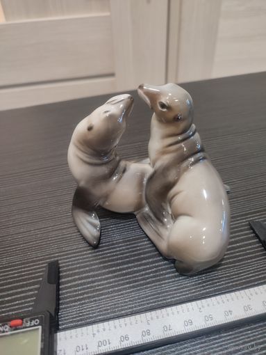 Статуэтка морские котики розенталь rosenthal, германия