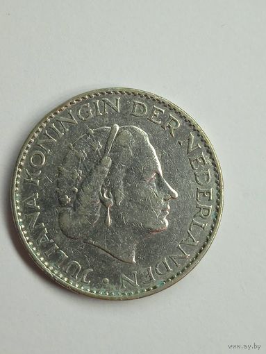 Нидерланды 1 гульден 1956