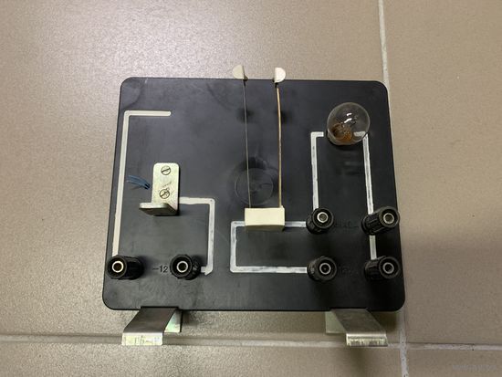 Модель реле электрического. Наглядное учебное пособие по физике школа СССР Физика
