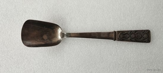 Ложка лопатка для сахара Виноград, мельхиор. СССР