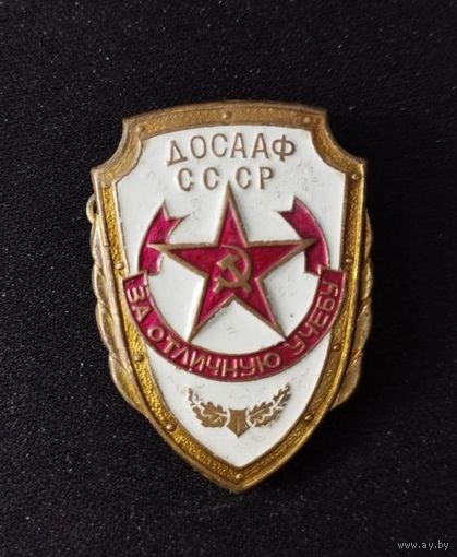 Значит. За отличную учёбу ДОСААФ СССР