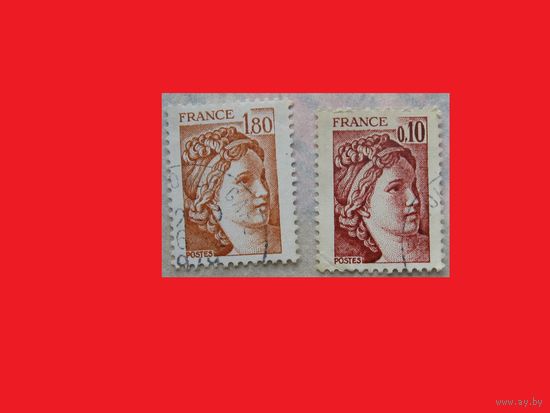 Марка "Сабина" (Новый выпуск) 1979 год Франция