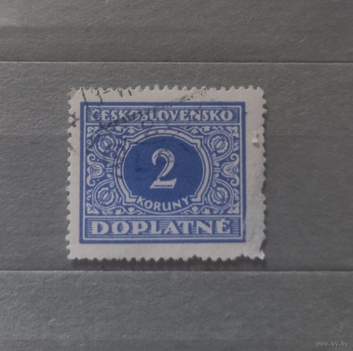 Чехословакия. Доплатная марка.