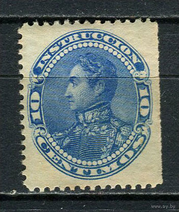 Венесуэла - 1901 - Симон Боливар 10C. Stempelmarken - [Mi.82st] - 1 марка. MH.  (Лот 39GM)-T2P57