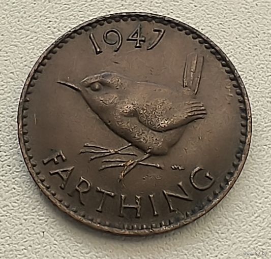 Великобритания 1 фартинг 1947   7-10-42