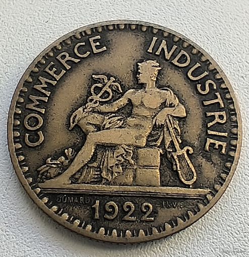 Франция 2 франка 1922  3-8-16