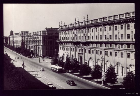 1957 год Минск Проспект Сталина