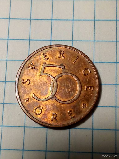 50 эре Швеция 2001 год