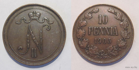 10 пенни 1905