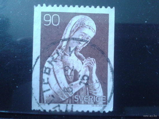Швеция 1975 Рождество, Дева Мария в кирхе Готланда