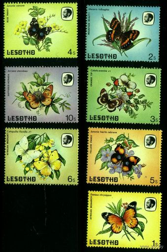 Лесото 1984 бабочки Фауна  начало серии MNH