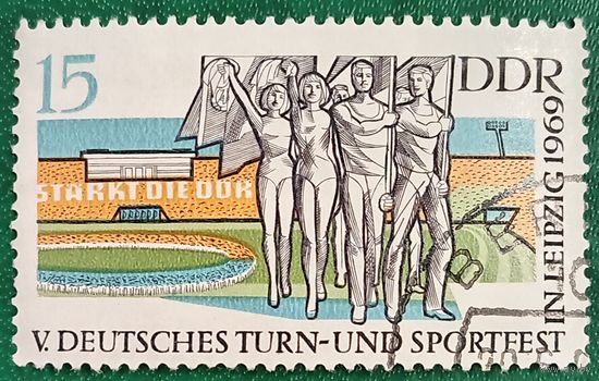 ГДР 1969. V Немецкий фестиваль гимнастики и спорта в Лейпциге