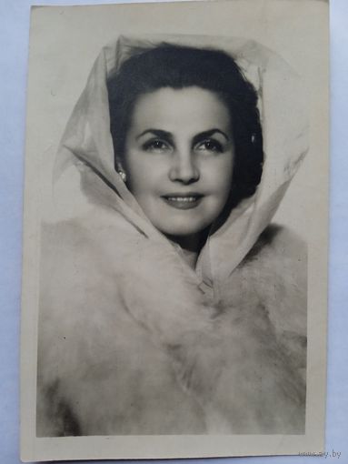 Киноактриса Т.Макарова. 1954