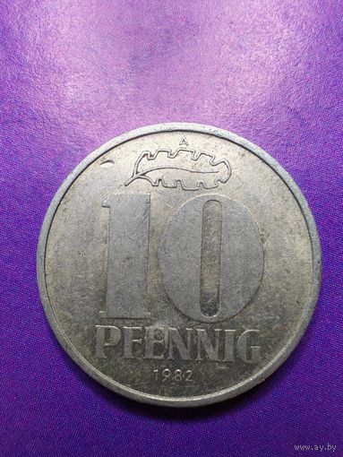 Германия ГДР 10 пфеннингов 1982 А