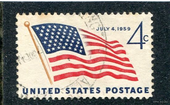 США. Национальный флаг. Новый американский флаг (49 штатов)