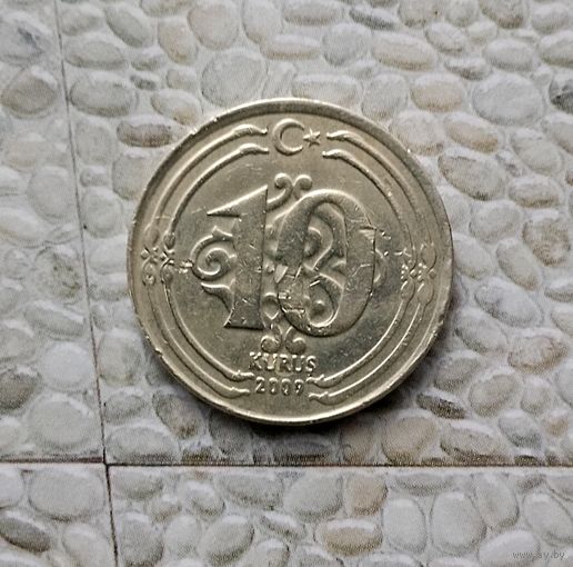10 курушей 2009 года Турция. Турецкая республика.