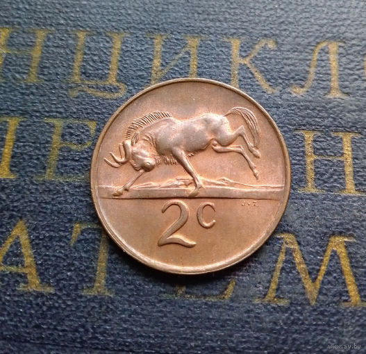 2 цента 1973 ЮАР #01 XF