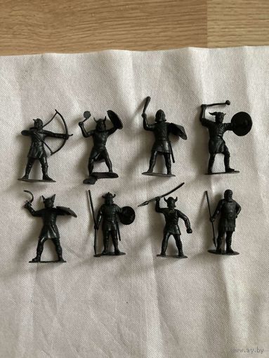 Комплект солдатиков, СССР, конец 70-х гг. "Викинги"