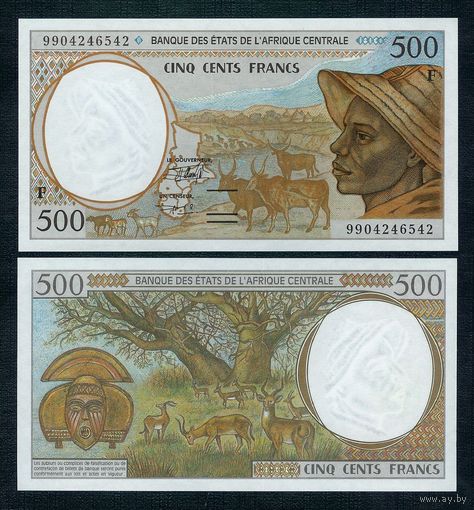 Экваториальная Гвинея 500 франков 2000 год, UNC