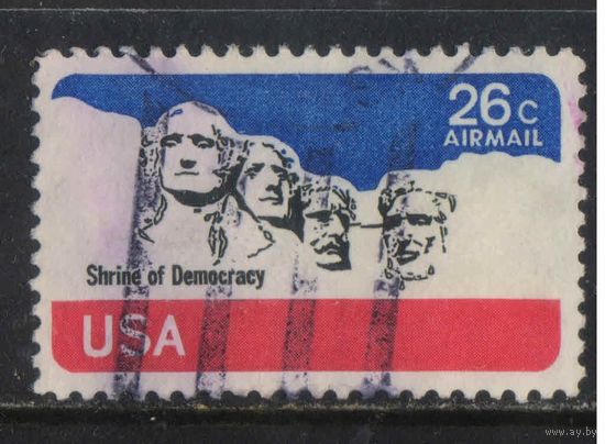 США Авиа 1974 Нацсимволы США Гора Рашмор Стандарт #1128