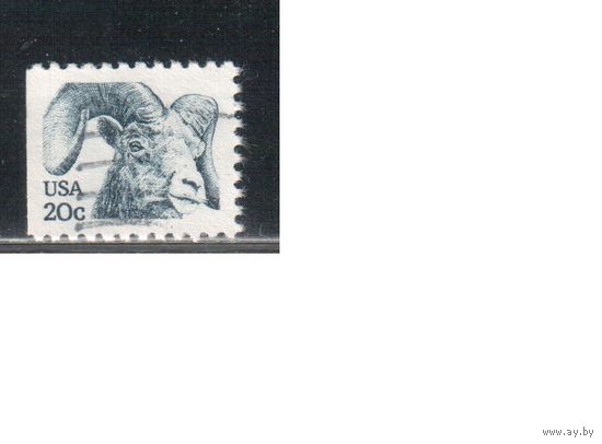 США-1982, (Мих.1523 D) ,  гаш. , Стандарт , Фауна(одиночка)
