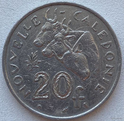 Новая Каледония 20 франков 1972 г.