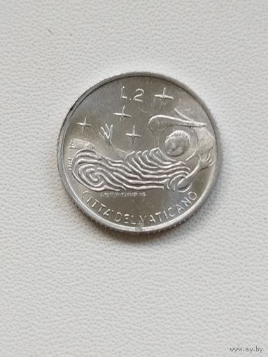 Ватикан 2 лиры 1969 год