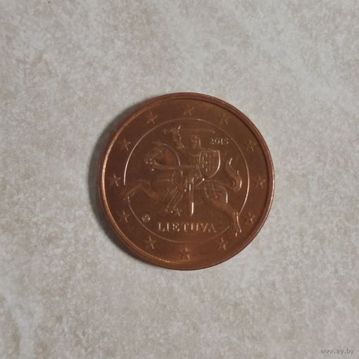 5 евроцентов 2015 Литва