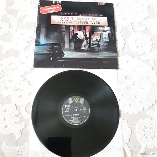 ELTON JOHN - 1972 - DON'T SHOOT ME I'M ONLY THE PIANO PLAYER (GERMANY) LP + BOOKLET