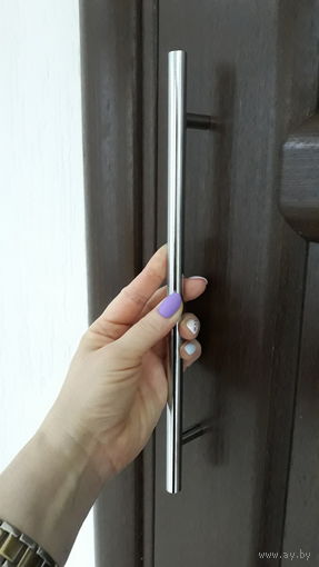 Ручка мебельная хром, 192/275 мм, KVT, 13 шт