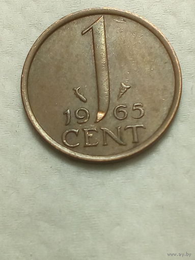 1 цент Нидерланды 1965 год