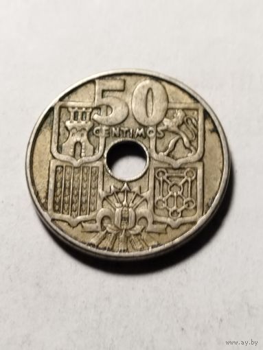 Испания 50 сентим 1949